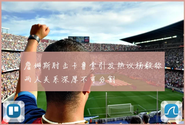 詹姆斯肘击卡鲁索引发热议杨毅称两人关系深厚不可分割